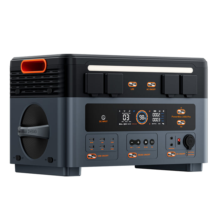 Oscal PowerMax 2400 Pro Powerstation mit 2016Wh Kapazität und 2400W Ausgangsleistung