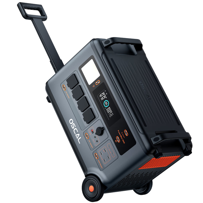 Oscal PowerMax 3600 Power Station with 3600Wh Capacity and 3600W Output Power