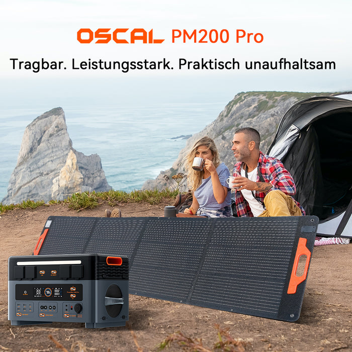 Oscal PM200 Pro Solarpanel mit 200W Leistung