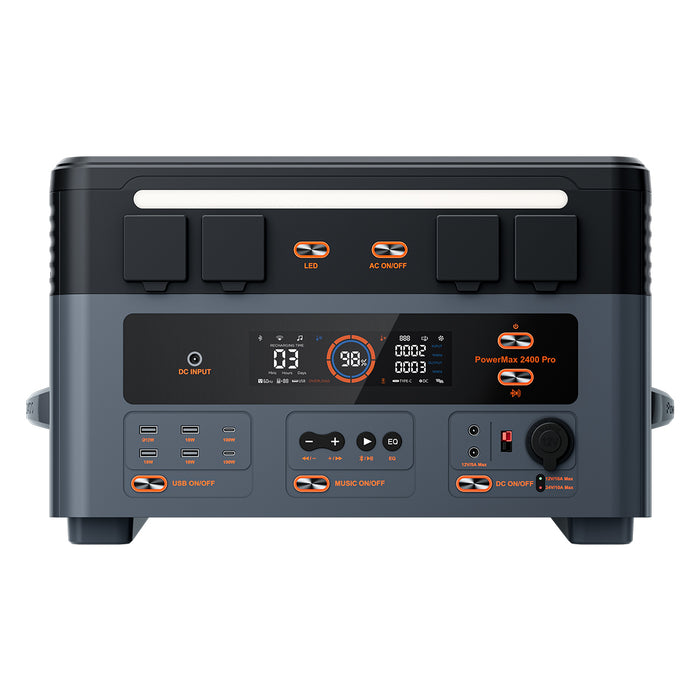 Oscal PowerMax 2400 Pro Powerstation mit 2016Wh Kapazität und 2400W Ausgangsleistung
