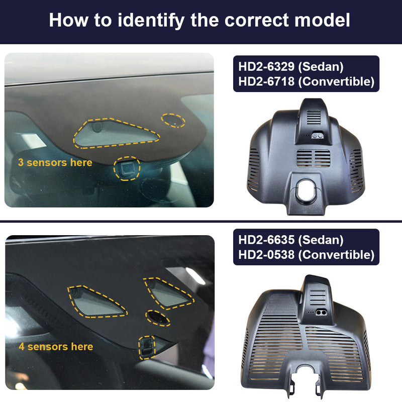 FITCAMX Dashcam für Mercedes Benz CLE Coupe, Convertible C236 2023-2026
