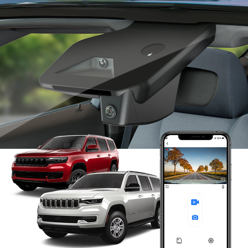 FITCAMX Dashcam für Jeep Wagoneer, Grand Wagoneer, Grand Wagoneer L, 2022 - 2026