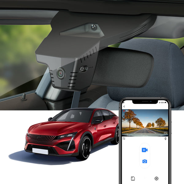 FITCAMX Dashcam für Peugeot 408, 408GT PHEV 2024 2025