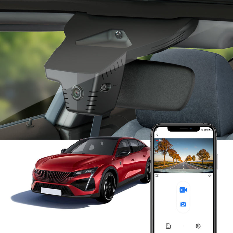 FITCAMX Dashcam für Peugeot 408, 408GT PHEV 2024 2025