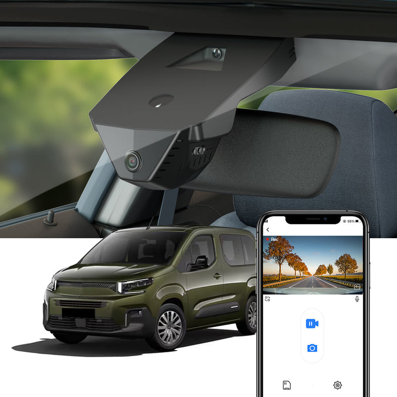 FITCAMX Dashcam für Citroen Berlingo (Facelift) 2024-2025