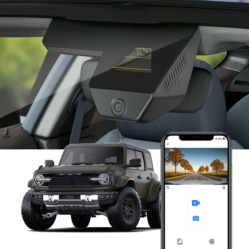 FITCAMX Dashcam für Ford Bronco, Bronco Raptor 2025 2026