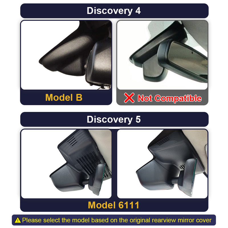 FITCAMX Dashcam für Land Rover Discovery 4 und 5 (L462) 2011-2026