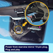 FITCAMX Dashcam für Jeep Wagoneer, Grand Wagoneer, Grand Wagoneer L, 2022 - 2026