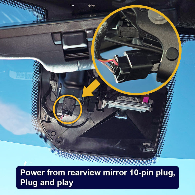 FITCAMX Dashcam für Jeep Wagoneer, Grand Wagoneer, Grand Wagoneer L, 2022 - 2026