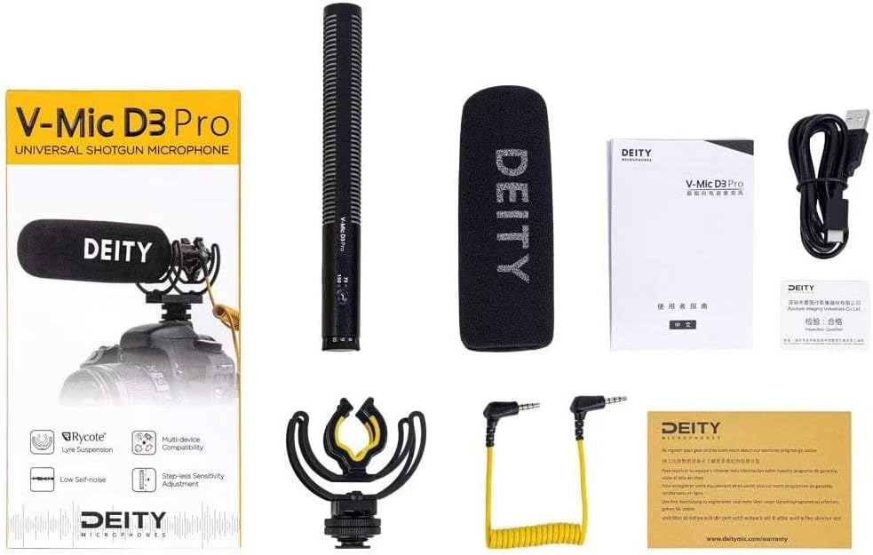 Deity V-Mic D3 Pro Richtmikrofon (Ausverkauf von retournierter Ware)