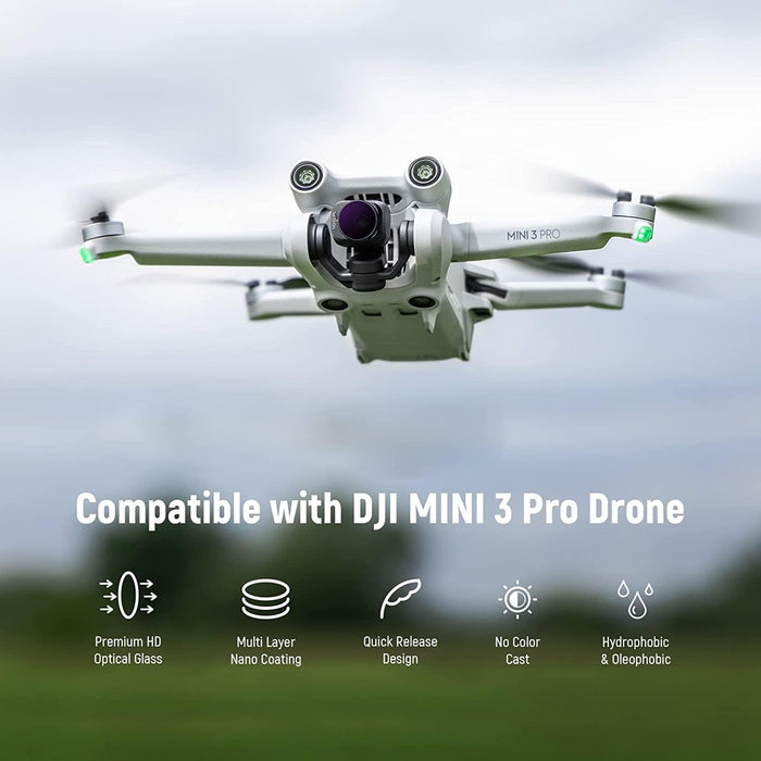 NEEWER 6er ND/PL Filter Set kompatibel mit DJI Mini 3/Mini 3 Pro