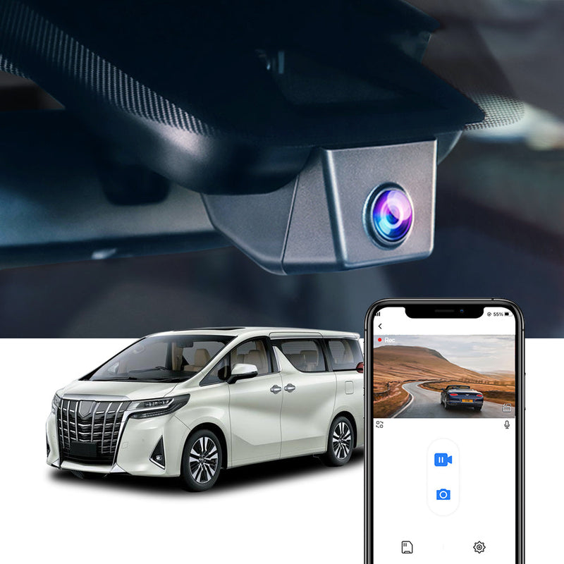 FITCAMX Dashcam für Toyota Alphard 3. Generation facelifted und Vellfire 2rd Gen (AH30) 2018-2022