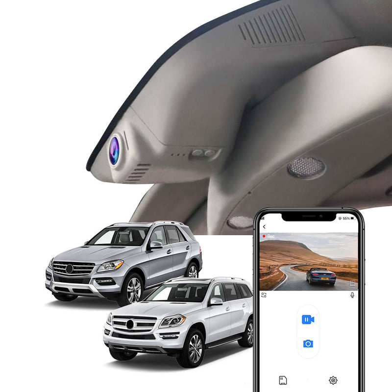 FITCAMX Dashcam für Mercedes-Benz GL 350 450 550 (2013 - 2016 X166) Mercedes-Benz ML 250 350 400 550 (2012 - 2015 W166)