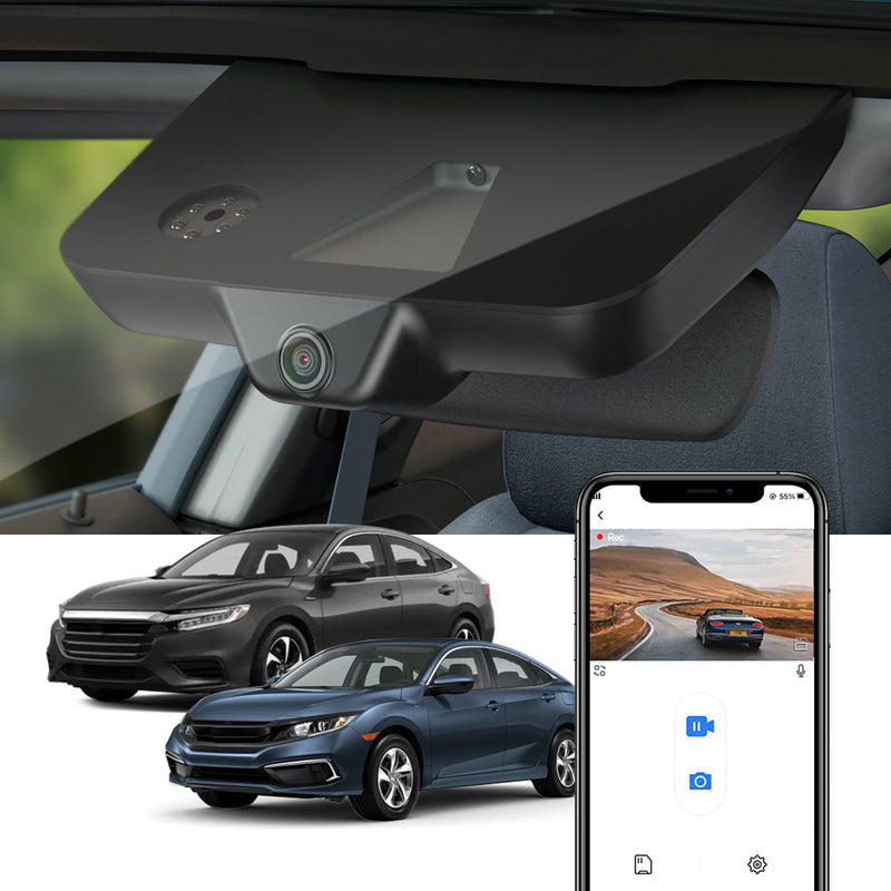 FITCAMX Dashcam für 2016-2021(10. Generation) Honda Civic/ 2019-2022(3. Generation) Honda Insight