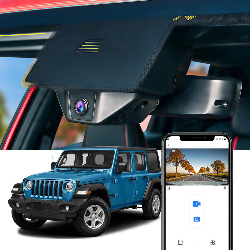 FITCAMX Dashcam für Jeep Wrangler 2021-2026