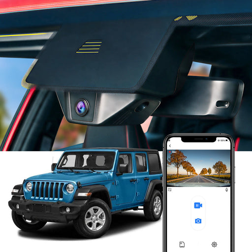 FITCAMX Dashcam für Jeep Wrangler 2021-2026
