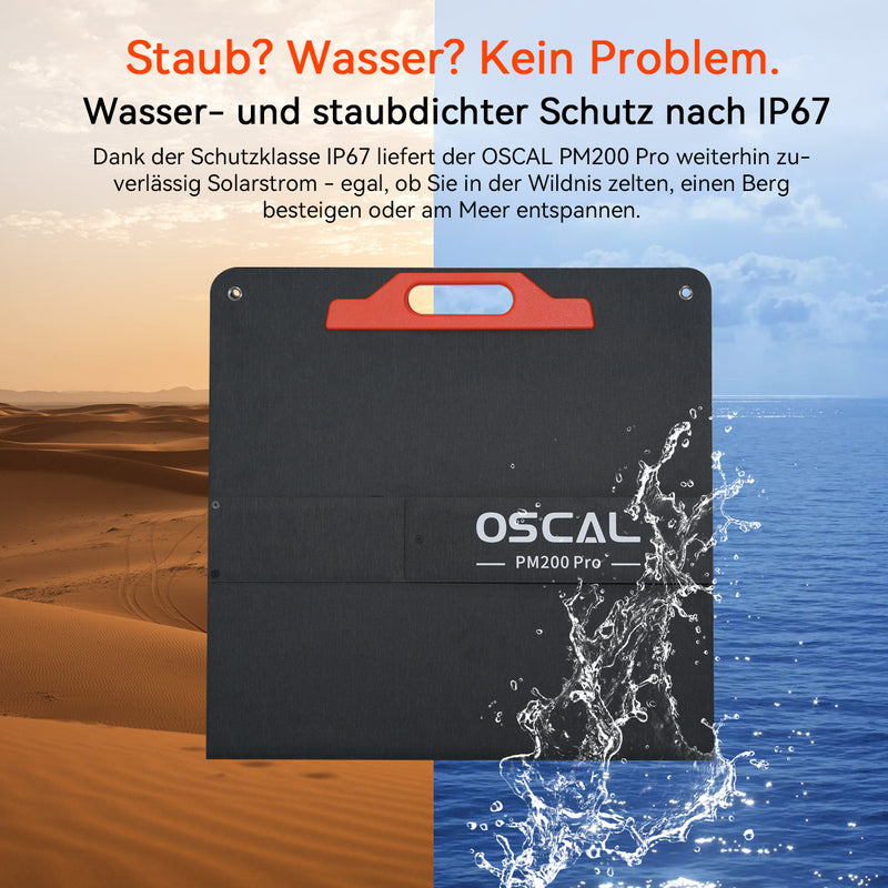 Oscal PM200 Pro Solar Panel with 200W Output