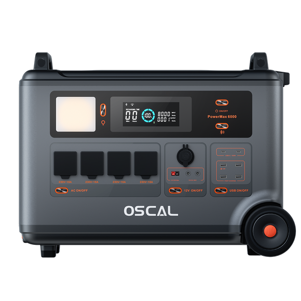 Oscal PowerMax6000 Powerstation mit 3600Wh