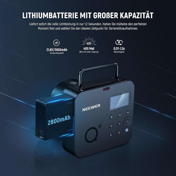 NEEWER Q4 400Ws 2.4G TTL HSS Blitz