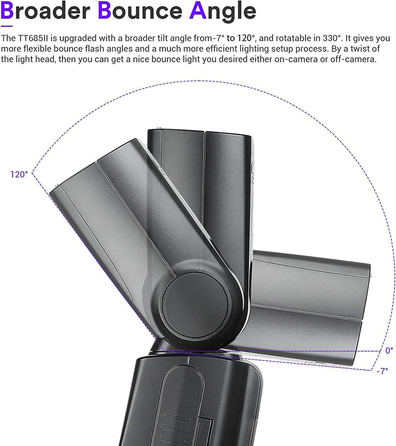 Godox TT685 II S/C/N/F Aufsteckblitz mit HSS, TTL 2.4 GHz (Ausstellungsware)