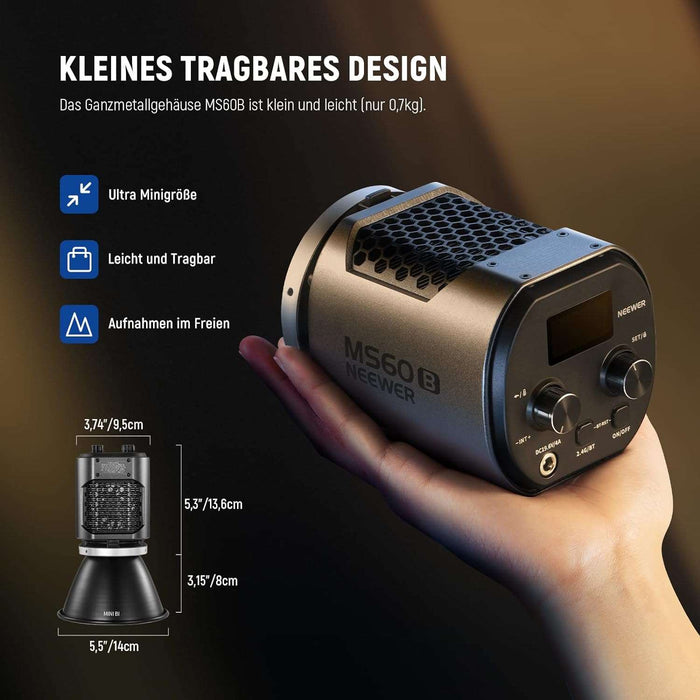 NEEWER MS60B 65W Bi-Color Videolicht