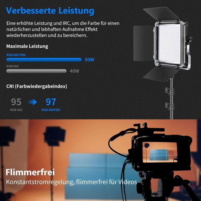 NEEWER 660 PRO RGB LED Videoleuchte