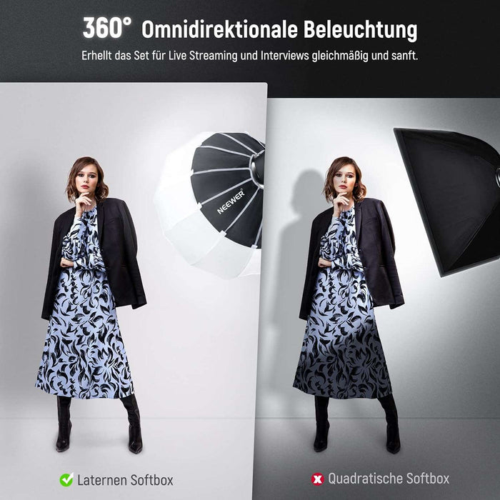 NEEWER NS90L 90cm quick release Laternen-Softbox