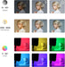 NEEWER 2×RGB168 RGB LED 46,5cm Videopanel mit 2×200CM Lampenstativ+Tragetasche