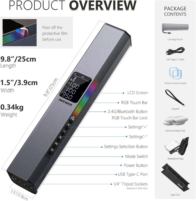 NEEWER RGB1 RGB handliches Videolicht