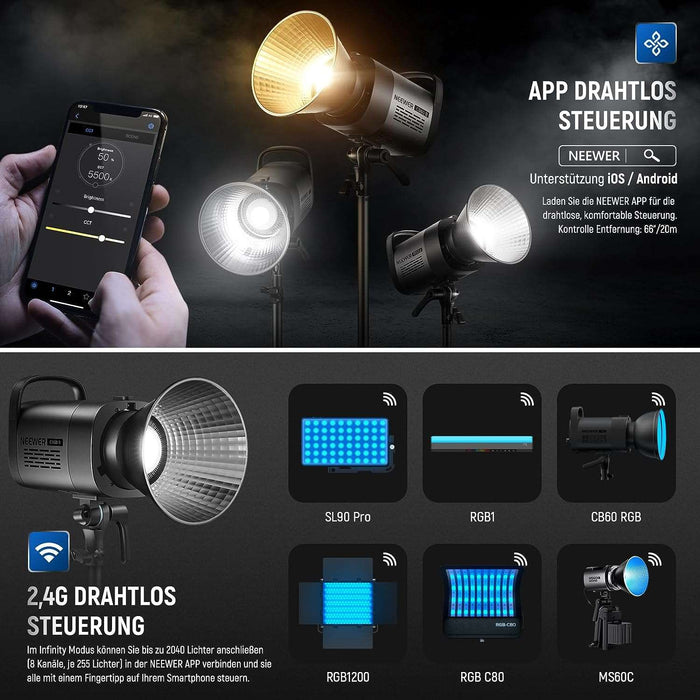 NEEWER CB60B Bi-Color 70W LED Dauerleuchte