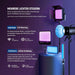 NEEWER 2er Set RGB1200 LED Videoleuchte mit APP/2,4G Steuerung