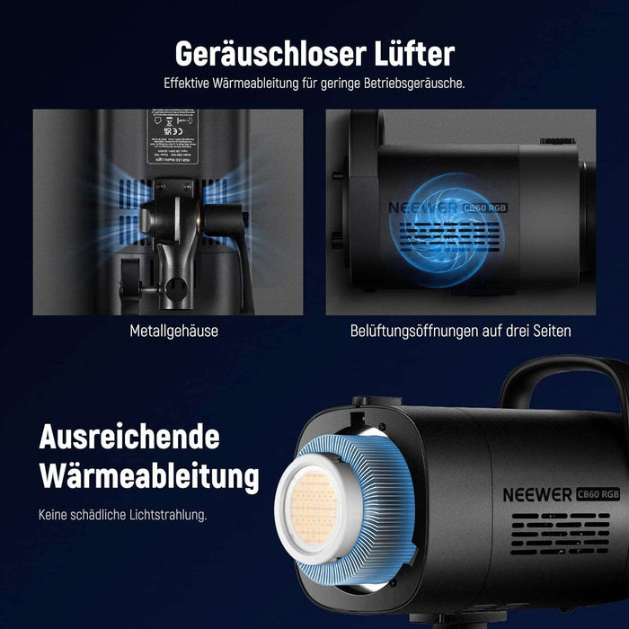 NEEWER CB60 RGB 70W CRI 97+ LED Dauerleuchte