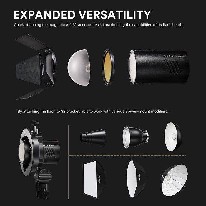Godox AD100Pro Outdoor-Blitzgerät Speedlite