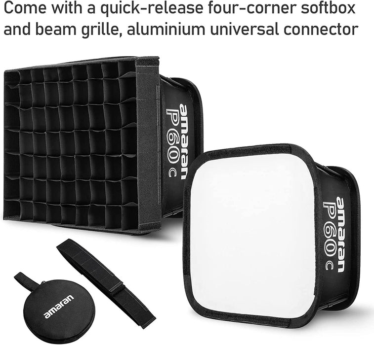 Aputure Amaran P60c 3-Light-Kit