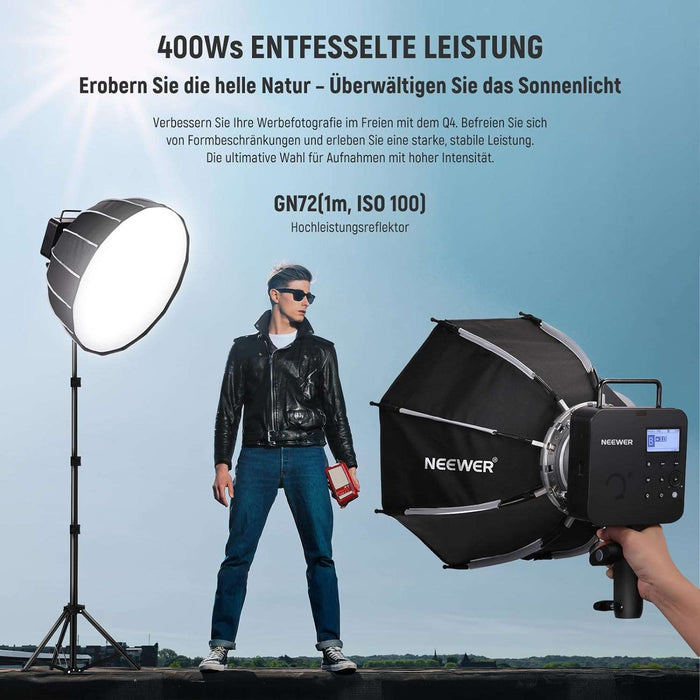 NEEWER Q4 400Ws 2.4G TTL HSS Blitz