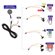 FITCAMX Sicherungskasten-Kabel (Hardwire-Kit) 4in1 für den Parkmodus