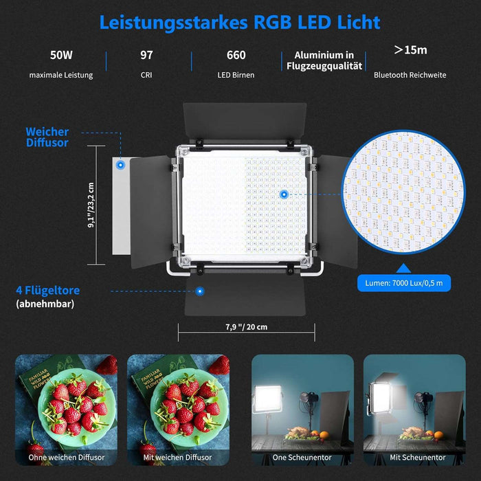 NEEWER 660 PRO RGB LED Videoleuchte