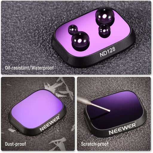 NEEWER Aluminum ND(8-128) CPL Filter Set Kompatibel mit DJI Mini 3/Mini 3 Pro