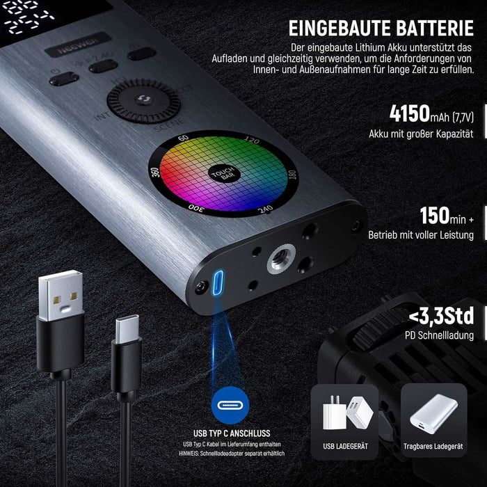 NEEWER BH-30S RGB Lichtstab mit 2,4G/APP Steuerung