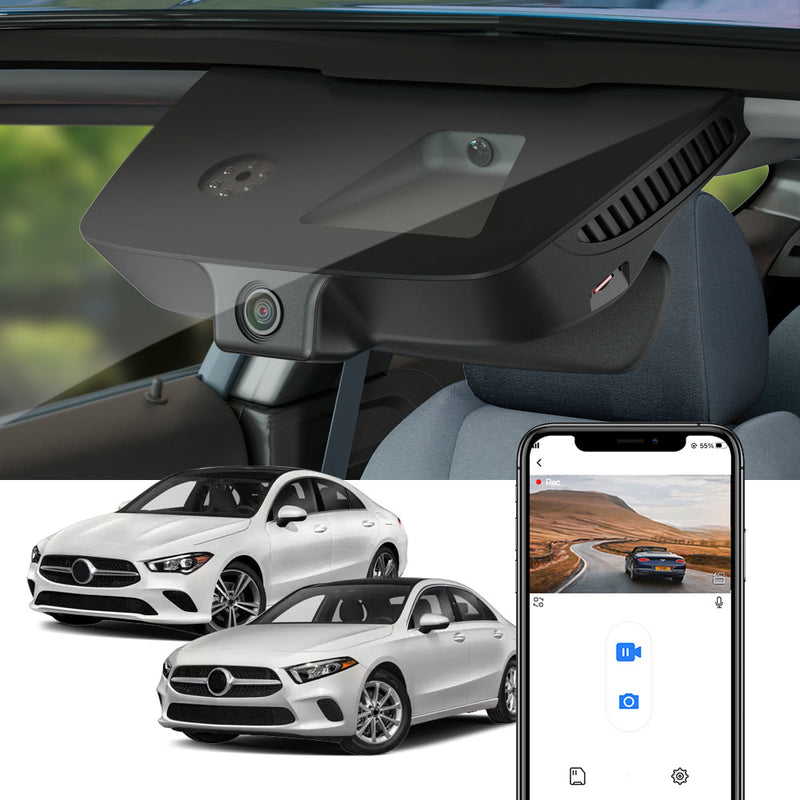 FITCAMX Dashcam für Mercedes-Benz A-Class 2012 - 2023 W176 W177 CLA-Class 2014 - 2023 C117 C118