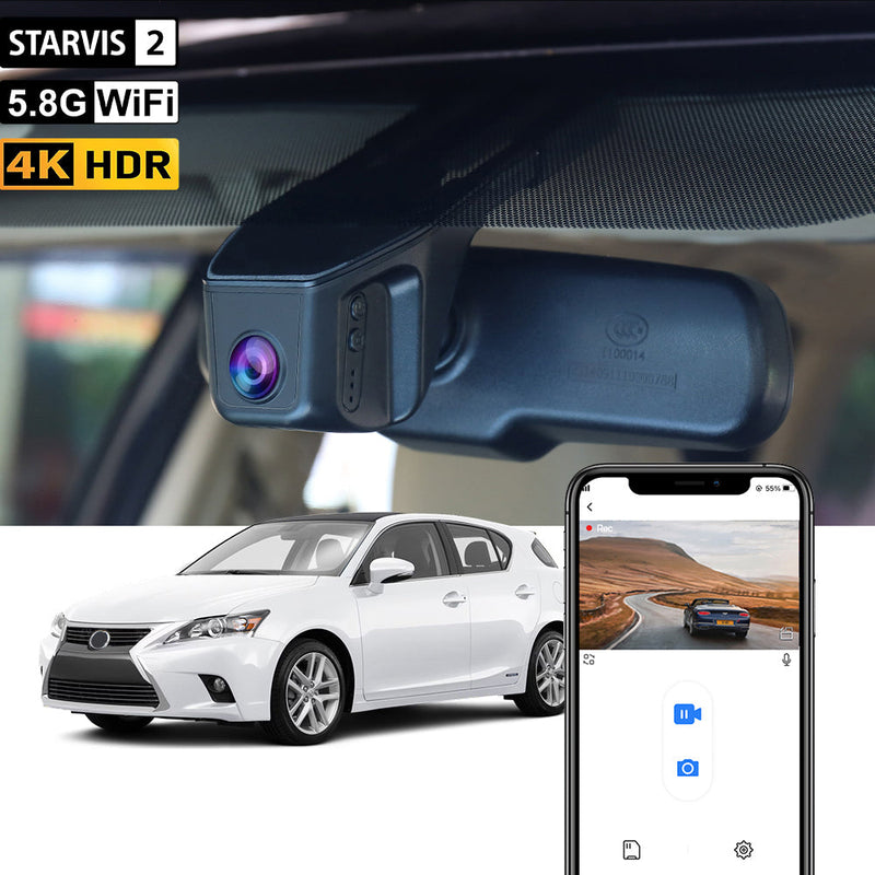 FITCAMX Dashcam für Lexus CT 200h 2011-2020