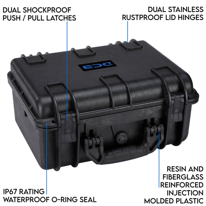 DCB 4103F waterproof protective case with foam