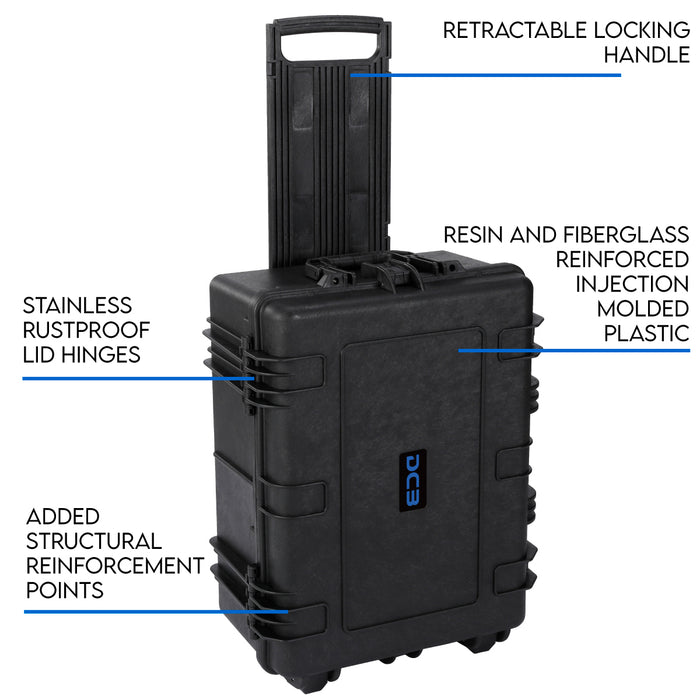 DCB 6104F waterproof protective case with foam