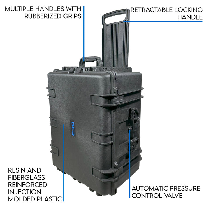 DCB 6705F waterproof protective case with foam