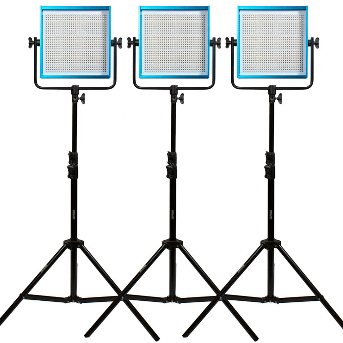 Dracast Plus Series LED1000 - Tageslicht 3er Licht-Set