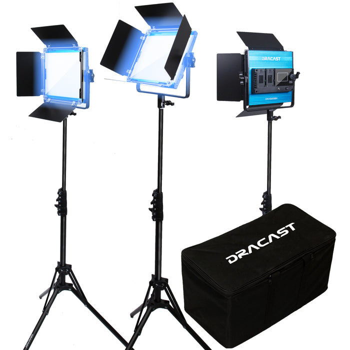 Dracast X Series LED500 Tageslicht 3er Licht-Set