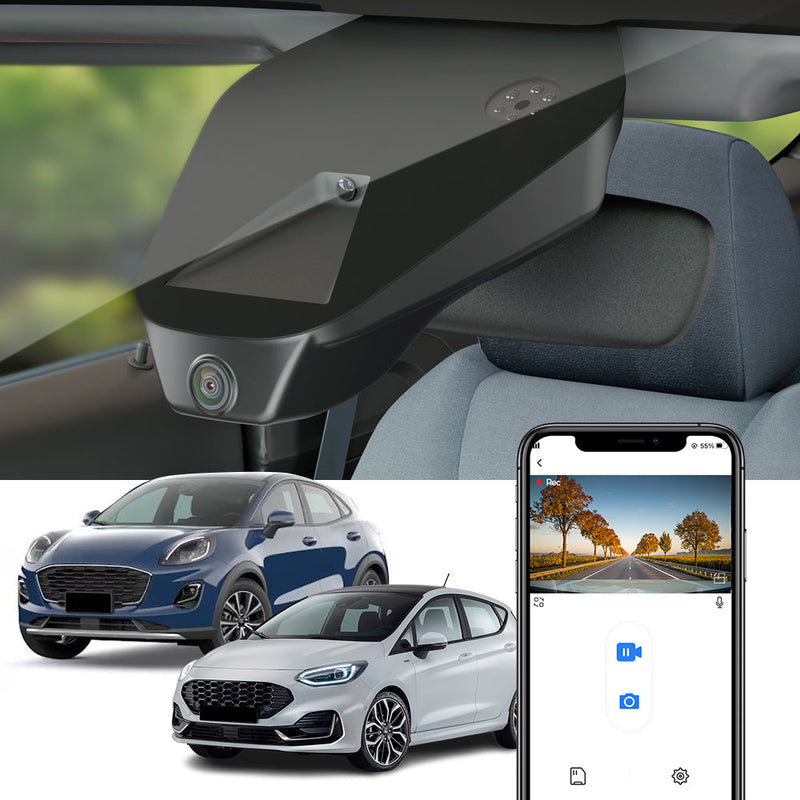 FITCAMX Dashcam für Ford Fiesta, Puma 2018-2023