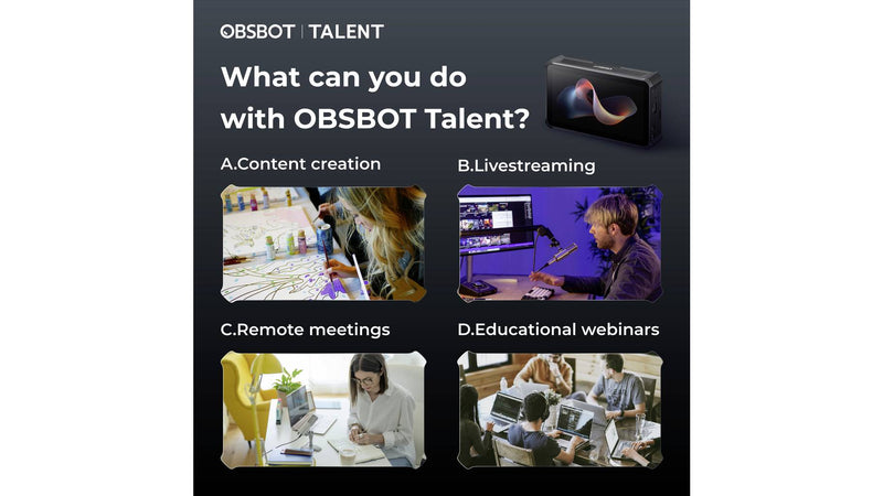 Obsbot Talent - All-in-One-Livestreaming-Studio