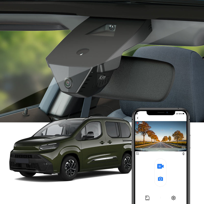 FITCAMX Dashcam für Toyota Proace City, Proace City Verso 2024 2025