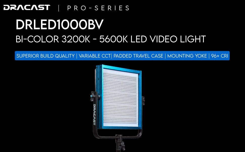 Dracast Pro Series LED1000 - Bi-Color LED Leuchte (60W)